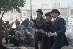 Dónal Finn, Natascha McElhone, Hero Fiennes Tiffin in Young Sherlock - First Look