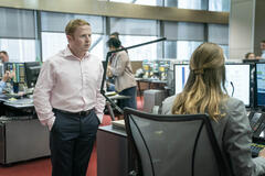 Conor MacNeill, Freya Mavor in Industry 1x03