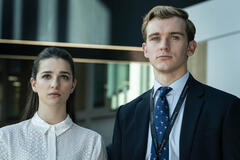 Marisa Abela, Harry Lawtey in Industry 1x04