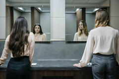 Marisa Abela, Freya Mavor in Industry 1x05