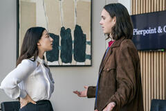 Marisa Abela, Jonathan Barnwell in Industry 1x08