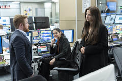 Conor MacNeill, Indy Lewis, Marisa Abela in Industry 2x06