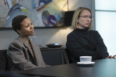 Myha'la, Sarah Goldberg in Industry 3x05