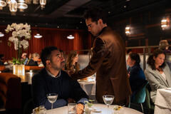 Kal Penn, Max Minghella in Industry 4x01