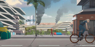 Mars Express di Jérémie Périn - Foto dal set