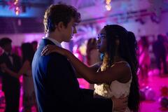 Walker Scobell come Percy Jackson e Leah Sava Jeffries come Annabeth Chase in Percy Jackson e gli Dei dell'Olimpo - Stagione 3 - First Look