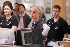 Isa Briones, Katherine LaNasa, Gerran Howell in The Pitt 1x12