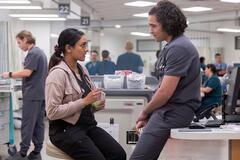 Shabana Azeez, Jalen Thomas Brooks in The Pitt 1x14