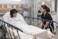 Aidan Laprete, Isa Briones in The Pitt 1x15