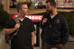 Shawn Hatosy, Noah Wyle in The Pitt 1x15