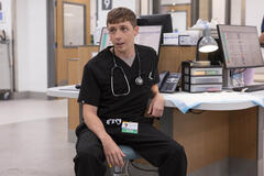 Gerran Howell in The Pitt 1x01