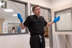 Gerran Howell in The Pitt 1x04