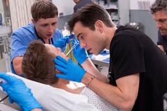 Gerran Howell, Patrick Ball in The Pitt 1x05