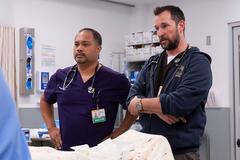 Manuel B. Guevara, Noah Wyle in The Pitt 1x05