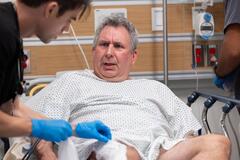 Patrick Ball, Craig Cackowski in The Pitt 1x09