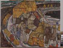 Egon Schiele, Crescent of Houses II (Island Town), 1915