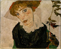 Egon Schiele, Portrait of Wally Neuzil, 1912