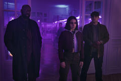 Steve Tientcheu, Lina El Arabi, Quentin Faure in Furies 1x06