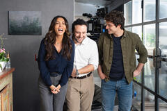 Sabrina Ferilli e Tommaso Cassissa in Notte prima degli esami 3.0