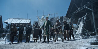 (S-D) Mackenyu come Roronoa Zoro, Jacob Romero come Usopp in One Piece - Stagione 2