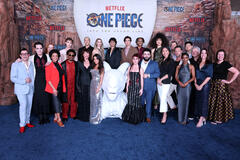 Il cast alla proiezione per i fan della seconda stagione di One Piece di Netflix a Los Angeles presso l'United Artists Theatre il 26 febbraio 2026 a Los Angeles, California