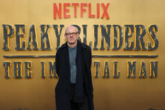 Patrick Holland partecipa alla prima mondiale di 'Peaky Blinders: The Immortal Man' al Centenary Square il 2 marzo 2026 a Birmingham, in Inghilterra