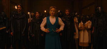 (S-D) David Viviers come Tall Steve, Gabe Gabriel come Small Steve, Patricia Arquette come Lily Woodhouse, Tom Felton come Kevin e cast in Ti Uccideranno!