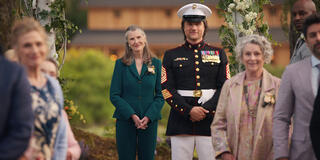 (S-D) Annette O'Toole come Hope McCrea, Martin Henderson come Jack Sheridan, Gabrielle Rose come Amelia Sheridan, Colin Lawrence come Preacher in Virgin River 6x10