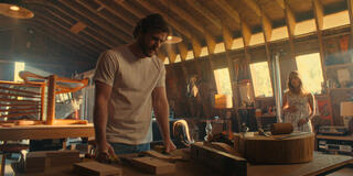 (S-D) Callum Kerr come Everett e Jessica Rothe come Sarah in Virgin River 7x06