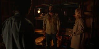 (S-D) Martin Henderson come Jack Sheridan, Cody Kearsley come Clay e Alexandra Breckenridge come Melinda Monroe in Virgin River 7x08