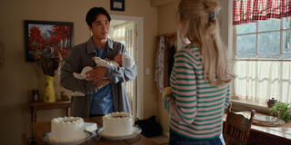 (S-D) Kai Bradbury come Denny Cutler e Sarah Dugdale come Lizzie in Virgin River 7x09