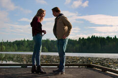 Sarah Dugdale come Lizzie; Grayson Maxwell Gurnsey come Ricky in Virgin River - Stagione 2