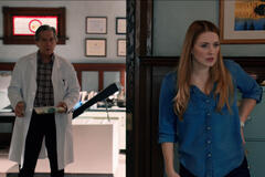Tim Matheson come Doc Mullins e Alexandra Breckenridge come Mel Monroe in Virgin River 3x04