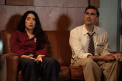 (S-D) Taylor Ortega come Morgan e Dan Levy come Nicky in Big Mistakes 1x01