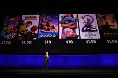 Alan Bergman, co-presidente di Disney Entertainment, interviene alla presentazione dei Walt Disney Studios al Cinemacon 2026 il 16 aprile 2026 a Las Vegas, Nevada