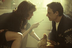 Vanessa Scalera e Lino Musella in Il fuoco che ti porti dentro