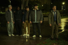 Evan Jachelski, Xavier Beloved, Noah Grismer, Maximo Salas, Steve Carell in Rooster 1x04