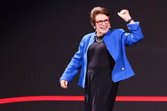 Billie Jean King ai Disney Upfront US 2026, 12 maggio 2026