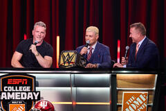 Pat Mcafee, Cody Rhodes, Kirk Herbstreit ai Disney Upfront US 2026, 12 maggio 2026