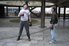 Stuart Campbell, Mitchell Robertson in Half Man 1x02