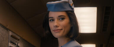 Ella Bleu Travolta in Volo notturno per Los Angeles