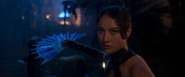 Adeline Rudolph come Kitana in Mortal Kombat II