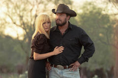 (S-D) Kelly Reilly come Beth Dutton e Cole Hauser come Rip Wheeler in Dutton Ranch 1x04