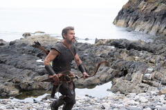 Matt Damon come Odisseo in The Odissey - Immagine dal set