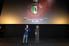 Federico Ferri e Roberta Noè all'anteprima di 'Toro 1976. Lassù qualcuno ti ama' l'11 maggio 2026 a Torino