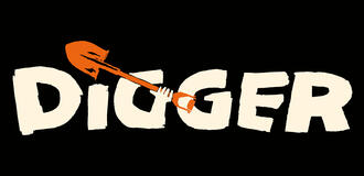 Digger - Poster logo orizzontale