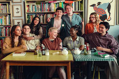 Yasmin Finney, Tobie Donovan, Leila Khan, Kizzy Edgell, Joe Locke, Kit Connor, Corrina Brown, Rhea Norwood, Will Gao in Heartstopper Forever