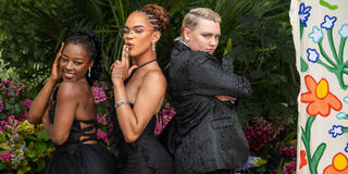 Corinna Brown, Yasmin Finney, Kizzy Edgell in Heartstopper Forever - Immagine dal set