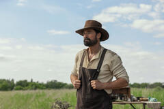 Warren Christie come John Edwards in La casa nella prateria 1x02