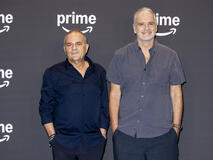 Marco Santin e Giorgio Gherarducci al Prime Video Presents Italia 2026 per presentare LOL Halloween Special, il 9 luglio 2026 in Roma (Italia)